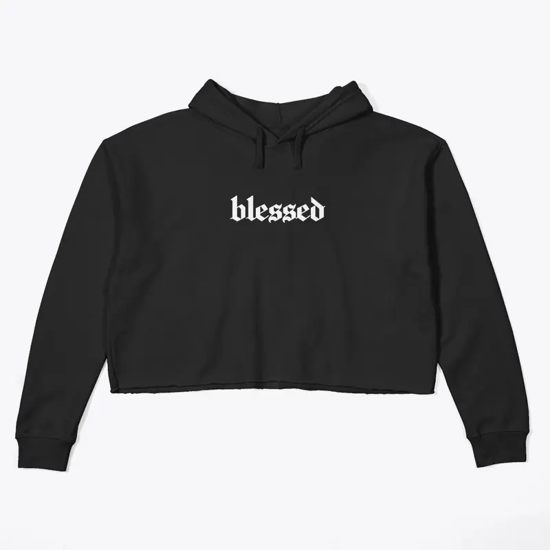 Blessed Crop Hoodie