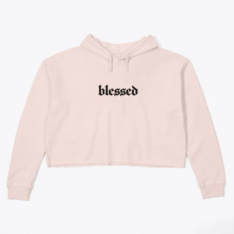 Blessed Crop Hoodie